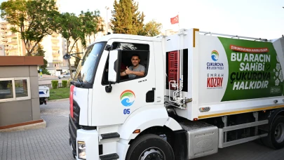 Başkan Kozay, Satın Alınan Çöp Kamyonlarıyla Şehir Turu Yaptı