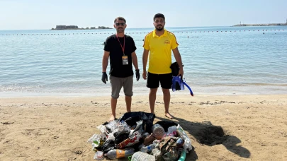 Yumurtalık'ta Su Altı Temizliği Yapıldı
