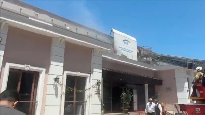 Sosyal Tesiste Korkutan Yangın