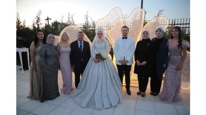 Tanrıöver ve Şahin Ailelerinin Mutlu Gününe Protokol Damga Vurdu
