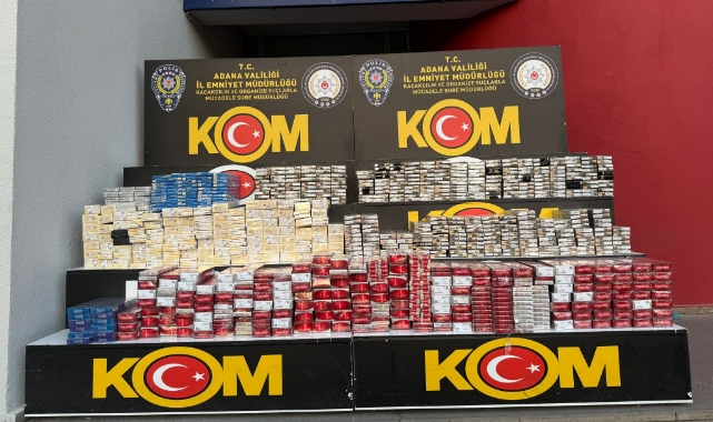 Adana'da Kaçakçılık Operasyonu