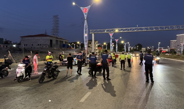 Adana'da Motosiklet Denetimi