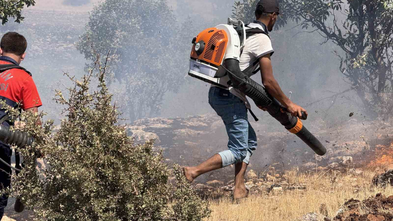 Yangında Çifçilerin Amansız Mücadelesi Takdir Topladı
