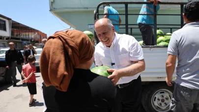 Demirçalı'dan Çiftçiye Destek, Vatandaşa İkram