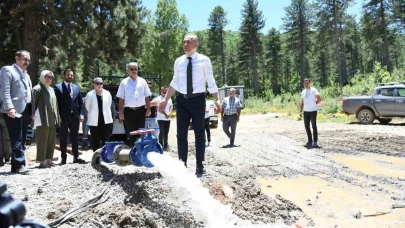 Zorkun Yaylasının Su sorunu Çözülüyor
