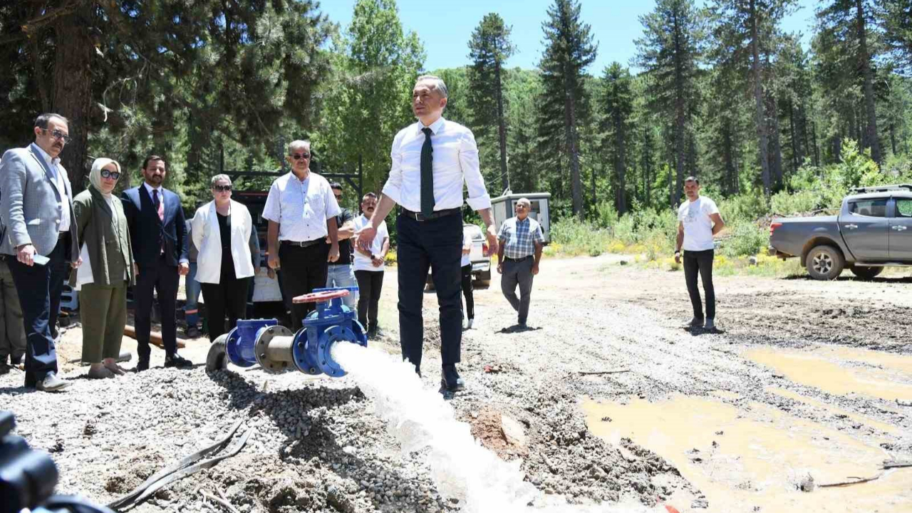 Zorkun Yaylasının Su sorunu Çözülüyor