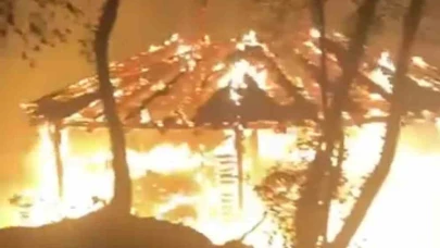 Bursa'da Piknikçilerin Söndürmeden Bıraktığı Ateş Ormanı Yakıyordu