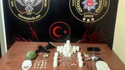 İzmir’de Uyuşturucu ve Silah Kaçakçılığı: 2 Gözaltı
