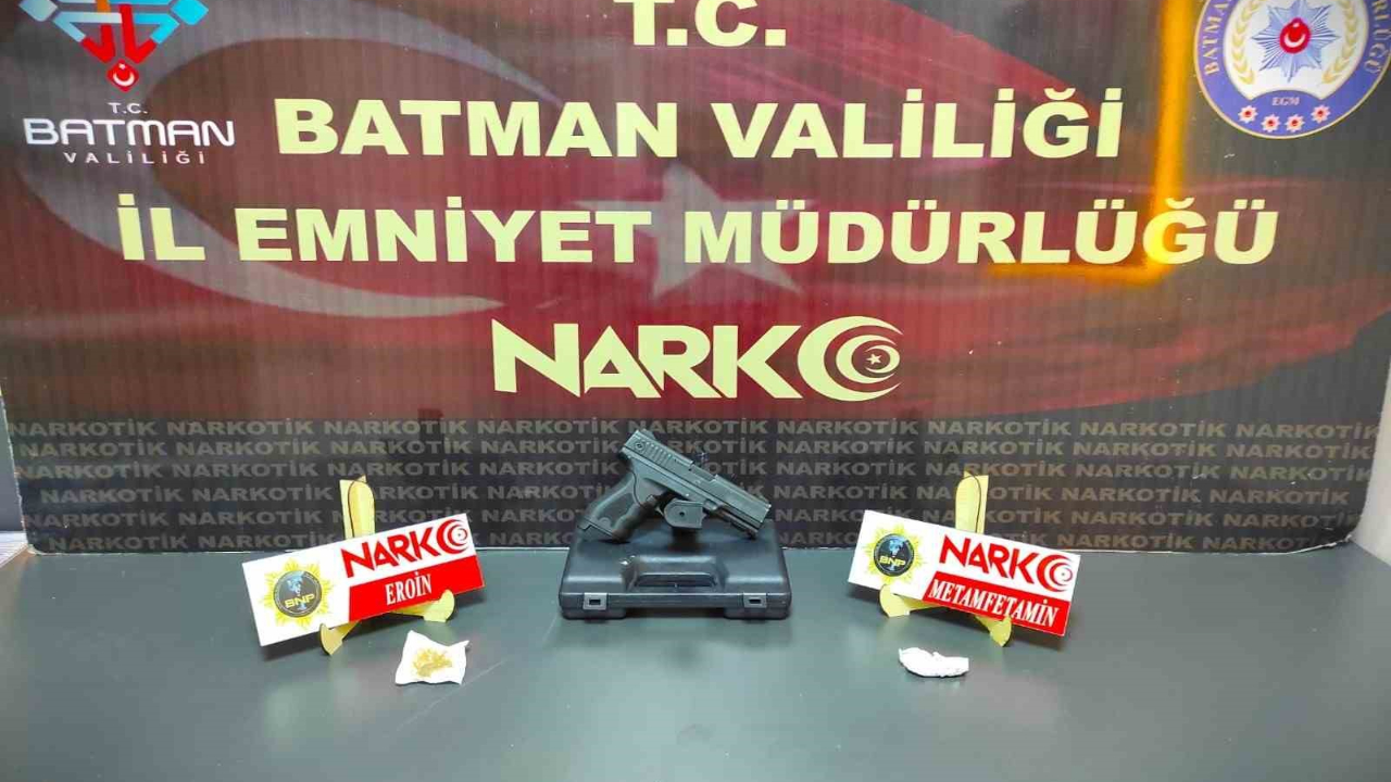 Batman’da Uyuşturucu Operasyonu