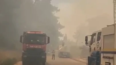 Suriye'deki Yangın Hatay Belediyesini Teyakkuza Geçirdi