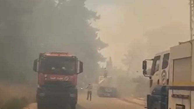 Suriye'deki Yangın Hatay Belediyesini Teyakkuza Geçirdi