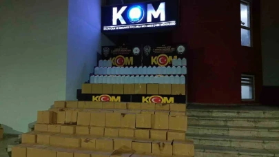 1 Ton 690 Litre Kaçak Etil Alkol Ele Geçirildi