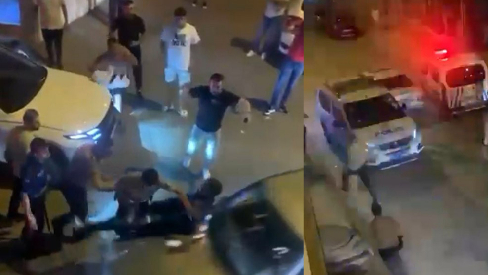 Gözaltına Alınan Şahsı Korumak İçin Polisileri Ezdi