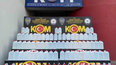 Kaçak Etil Alkol Operasyonu: 3 Gözaltı