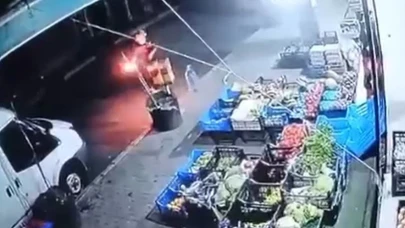 Markete Molotoflu Saldırı