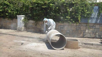 Su İsale Hattı Patladı, Yol Trafiğe Kapandı