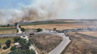 Yangın, Zincirleme Trafik Kazasına Neden Oldu:5 Yaralı