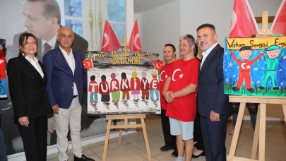 Özel Gereksinimli Çocuklardan “15 Temmuz Temalı'' Resim Sergisi