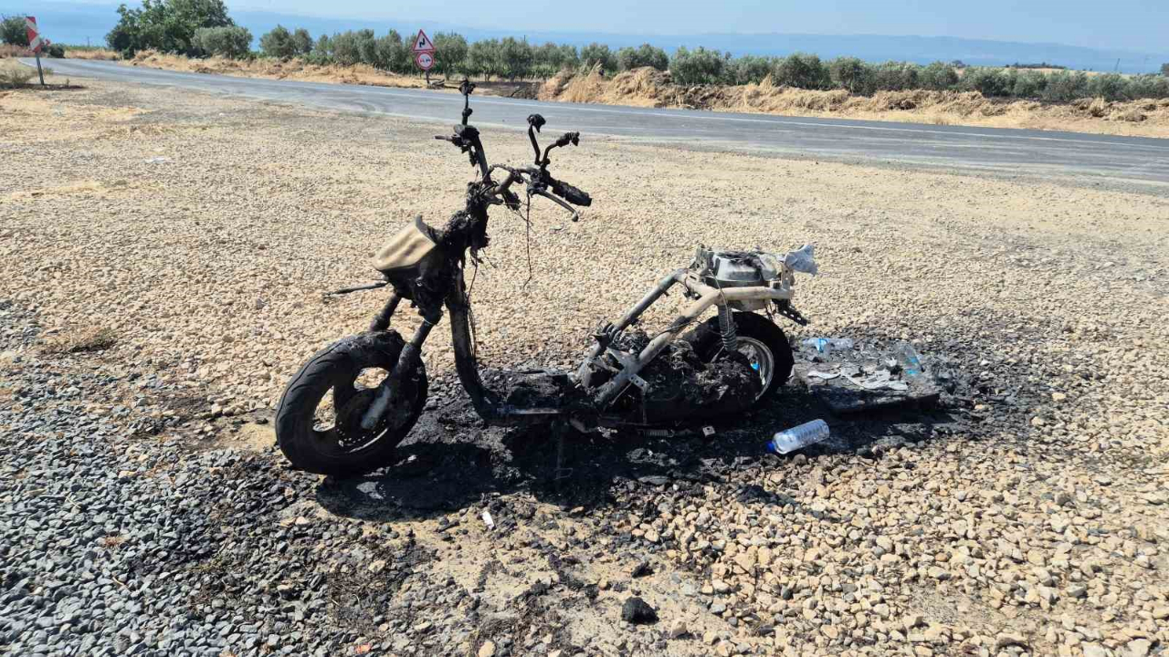 Orman Yangınında Araçlar Küle Döndü