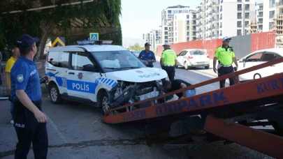 Trafik Kazası İhbarına Giderken Kaza Yaptılar:2 Polis Yaralı