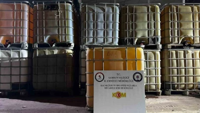 11 Bin Litre Kaçak Motorin Ele Geçirildi
