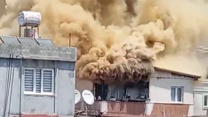 Müstakil Evde Korkutan Yangın