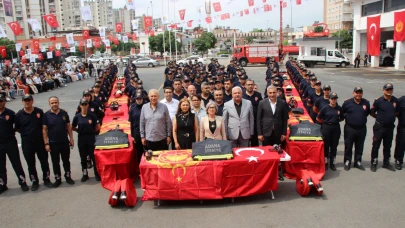 Adana İtfaiyesi’ne 90 Yeni Kahraman Katıldı