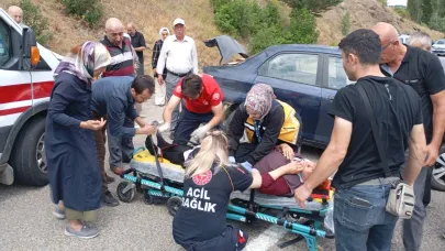 Otomobil Metrelerce Sürüklendi: 4 yaralı