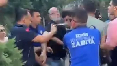 Zabıtadan Seyyar Satıcıya Dayak Tepki Çekti