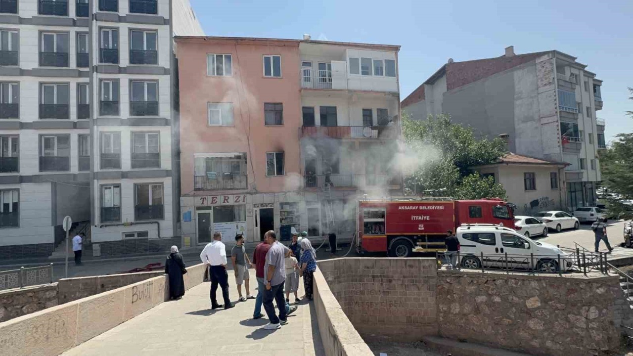 Apartmanda Yangın Paniği