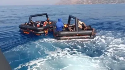 19 Kaçak Göçmen Kurtarıldı