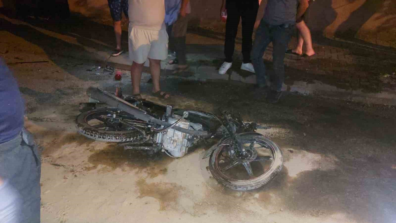 Otomobil ile Motosiklet Kazasında Panik