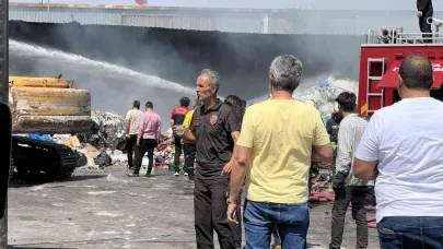 Teneke Sürtünmesi Yangına Neden Oldu