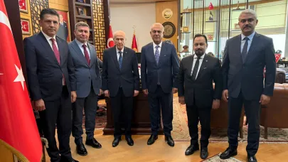 MHP Adana’dan Bahçeli’ye Ziyaret