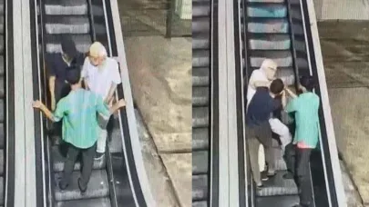 Dehşet Anları Kamerada: Yaşlı Adamın Boğazını Sıkıp Gasp Ettiler