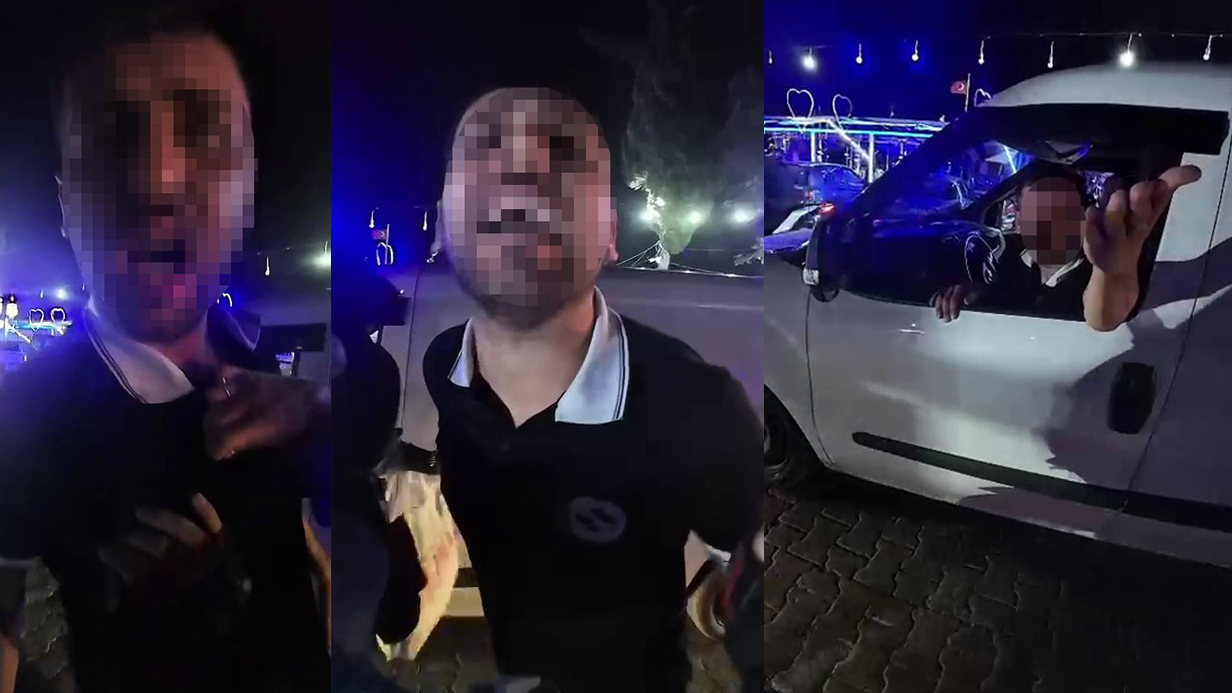 Motosikletliye Saldırı Girişimi:Aracından İndi, Üzerine Yürüdü