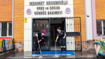 Seyhan Belediyesi Kreşlerinde Kapsamlı Temizlik