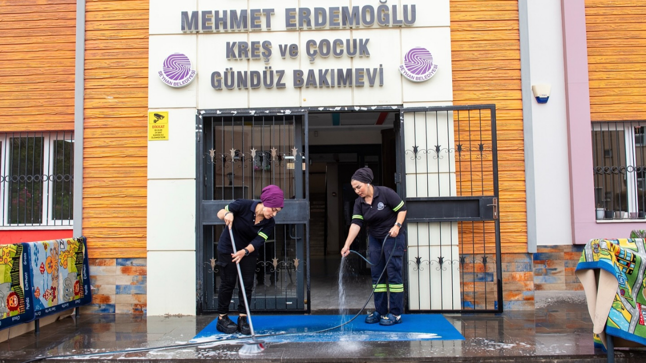 Seyhan Belediyesi Kreşlerinde Kapsamlı Temizlik