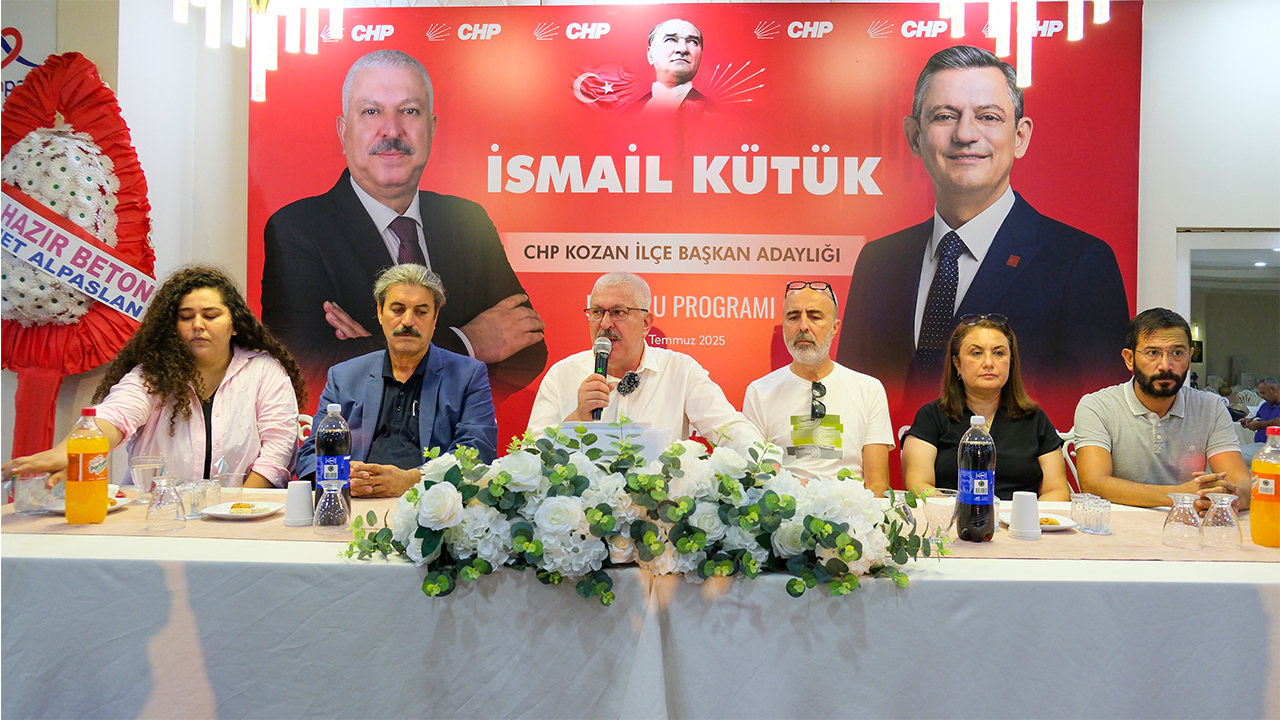 Kozanlı İş İnsanı İsmail Kütük, CHP Kozan İlçe Başkanlığına Adaylığını Açıkladı