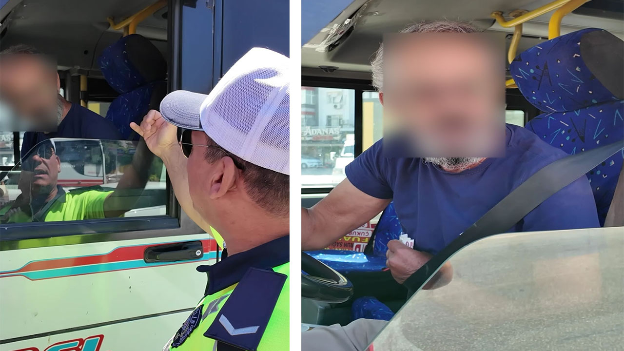 Cep Telefonuyla Konuşurken Yakalanan Sürücüden Pişkin Savunma:"Kızımla Konuştum Yasak Mı?"