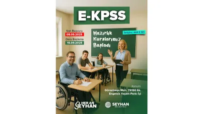 Seyhan'da Engelli Vatandaşlara Destek: Ücretsiz EKPSS Hazırlık Kursu Başlıyor