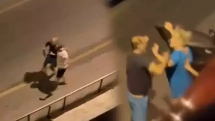 2 Kadın Bir Erkek Mahalleyi Ayağa Kaldırdı