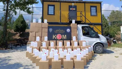2 Bin Litre Kaçak Alkol Ele Geçirildi