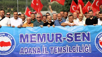 Ankara’daki Büyük Memur Mitingine Adana’dan Güçlü Destek