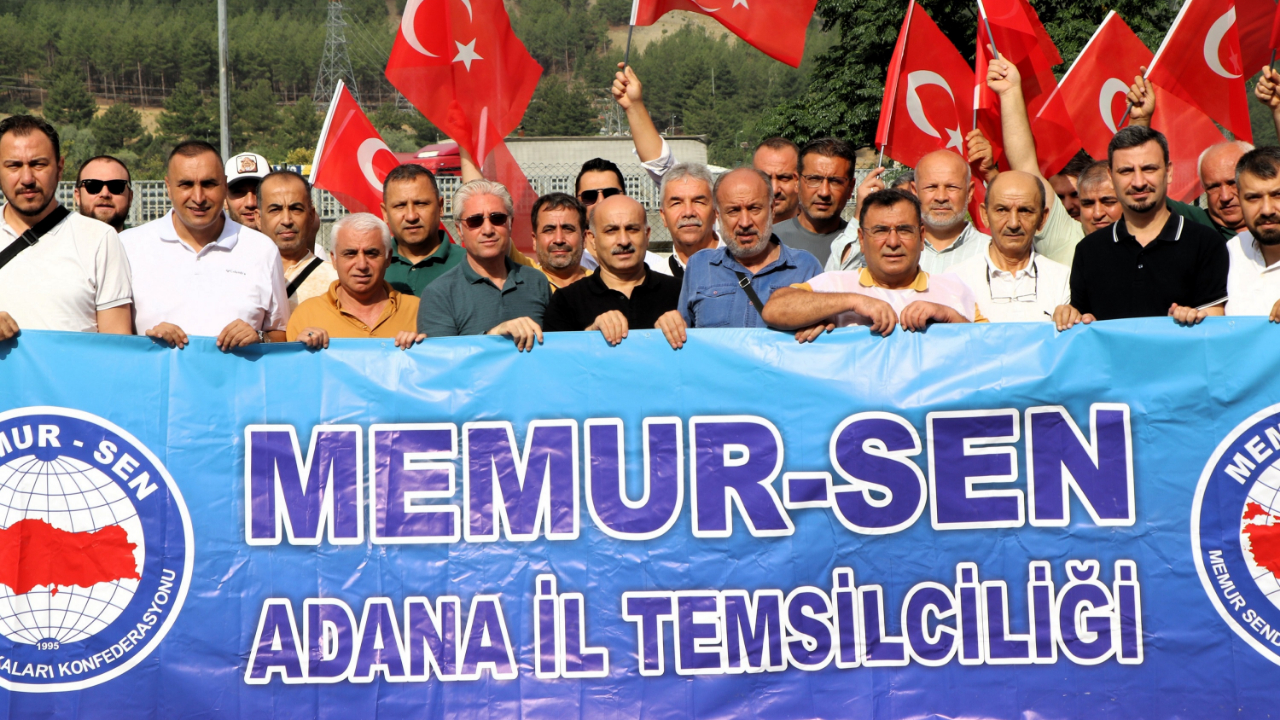 Ankara’daki Büyük Memur Mitingine Adana’dan Güçlü Destek