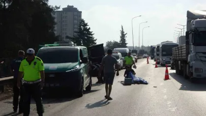 Otoyolda Feci Kaza:Yaya Öldü