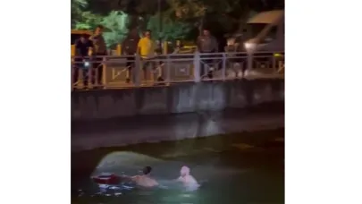 Polisten Kaçarken Boğuluyordu!