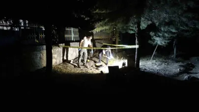 Mezarlıkta Kanlar İçerisinde Bulundu