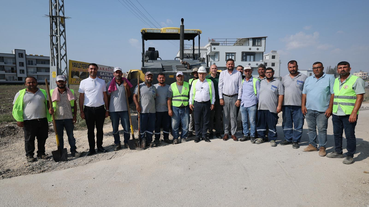 Başkan Demirçalı Asfalt Çalışmalarını Yerinde İnceledi