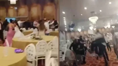 Düğünde Uçan Tekmelerle Kavga Ettiler!